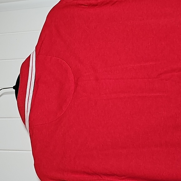 NWT Michael Kors L heathered red polo - Picture 6 of 7